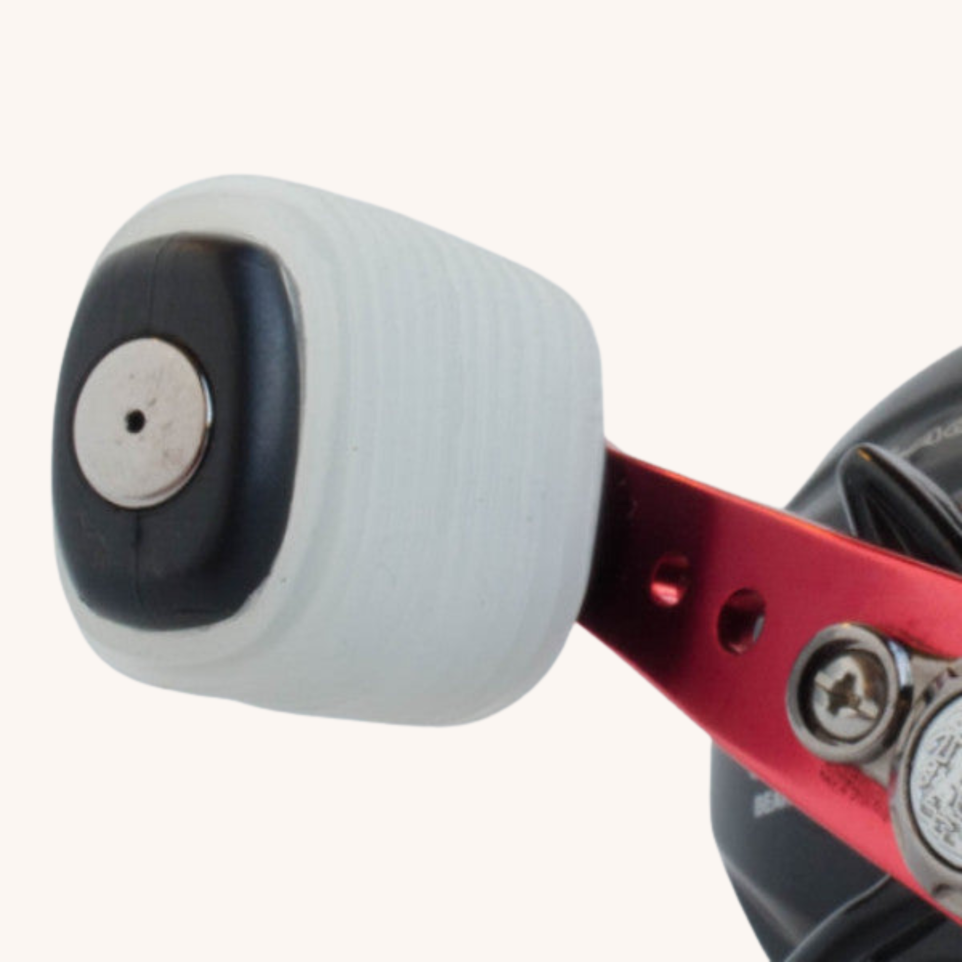 baitcasting reel grips 110mm Carbon Fiber Handle TPE Knobs Upgrade Cooper Custom Reel Handles on grip designed to add comfort and ergonomics to your favorite reel. Reel Grip - Glow